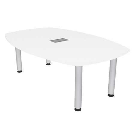 Skutchi Designs 45 in W, 72 in L, 29 in H, Engineered Wood Top, White H-ABOT-46X72-PT-09-EL